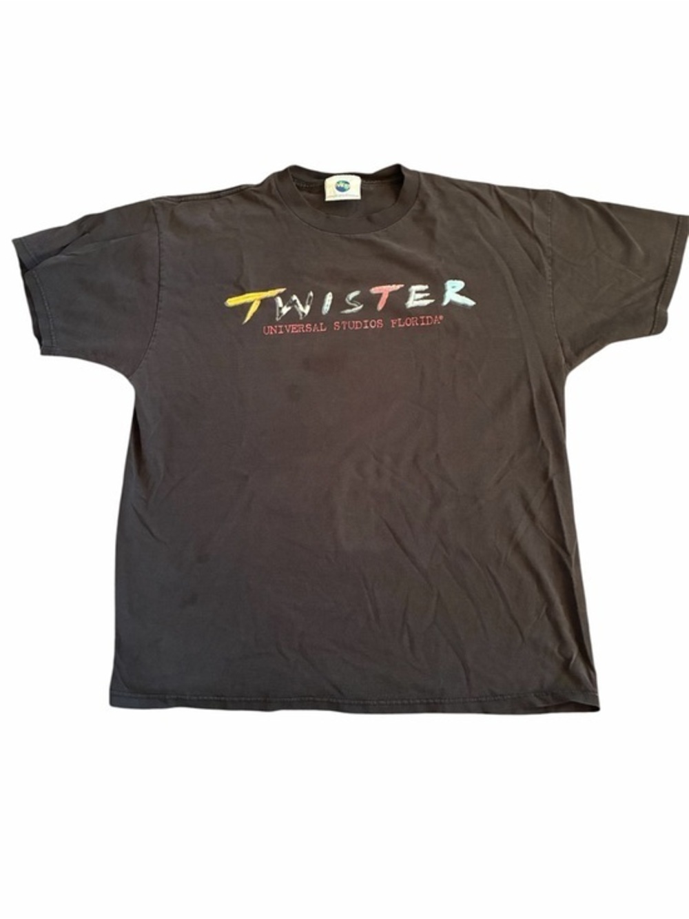 Rare Vintage 90s Twister Universal Studios Promo Tee Shirt XL